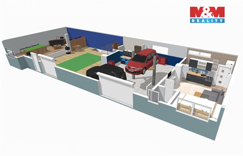 Pronájem obchodních prostor, 207 m² 2