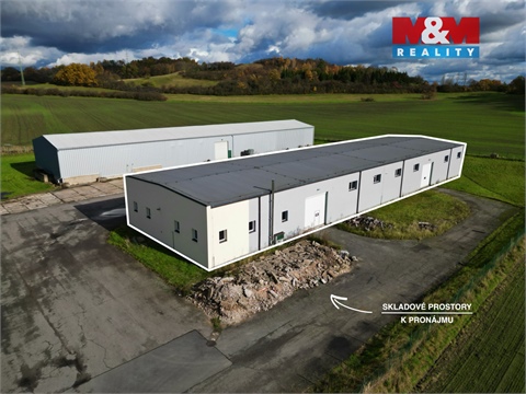 Pronájem skladu / haly, 650 m² - 0