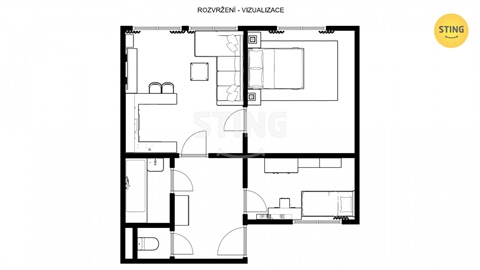 Prodej bytu 2+1, 61 m² - 22