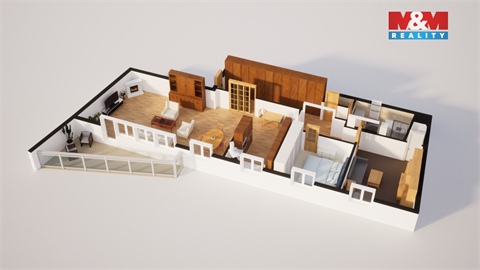 Prodej bytu 3+1, 177 m² - 0