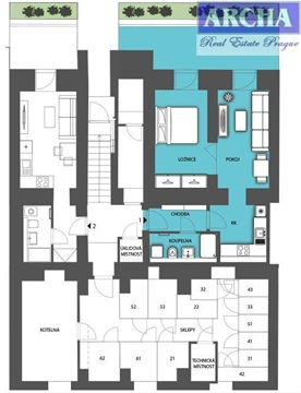 Prodej bytu 2kk, 62 m² 4