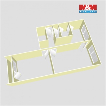 Pronájem bytu 2+1, 60 m² - 2