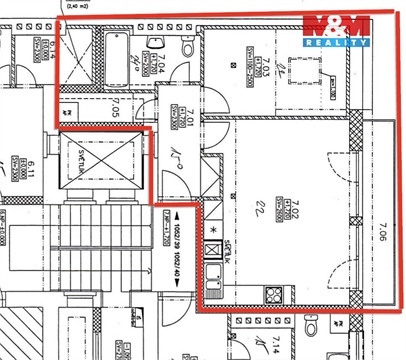 Pronájem bytu 2kk, 47 m² - 10