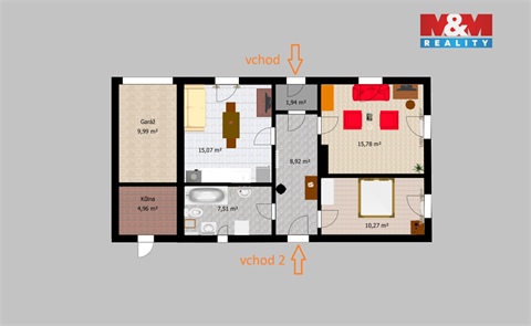 Prodej rodinného domu, 59 m² - 2