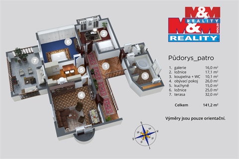 Prodej bytu 4+1, 144 m² - 20