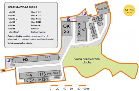 Pronájem skladu / haly, 781 m² 2
