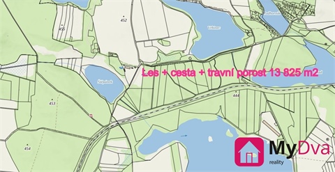 Prodej lesu, 13 825 m² 0
