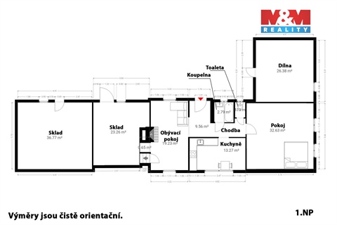 Prodej chaty / chapuly, 112 m² - 22