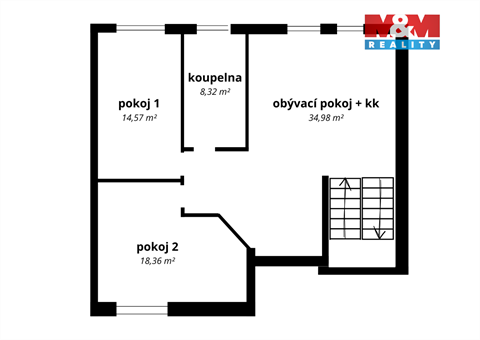 Prodej bytu 3kk, 92 m² 2