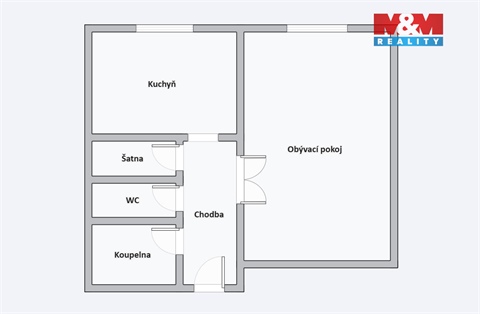 Prodej bytu 1+1, 39 m² - 8