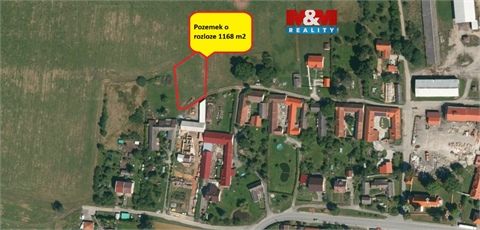 Prodej stavebního pozemku, 1 168 m² 0
