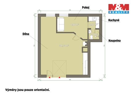 Pronájem garáže, 46 m² - 2