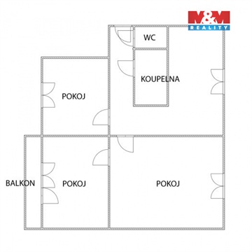 Prodej bytu 3+1, 64 m² 12