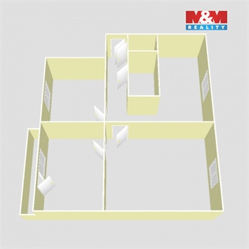 Prodej bytu 3+1, 64 m² - 12