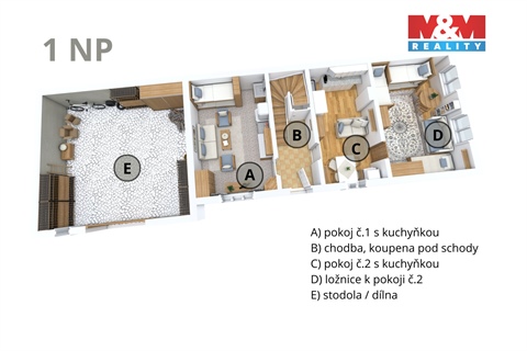 Prodej chaty / chapuly, 150 m² - 16