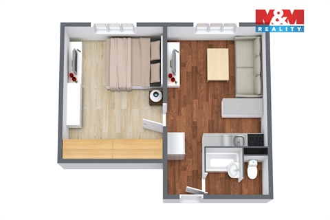 Prodej bytu 1+1, 38 m² - 8