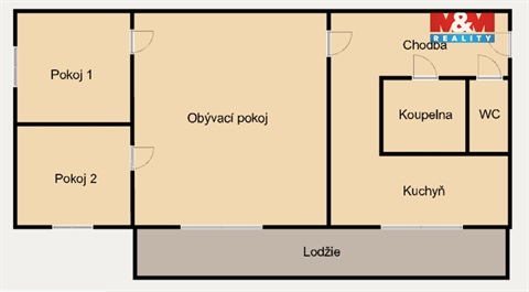 Pronájem bytu 3+1, 77 m² 8