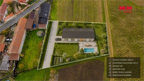 Prodej stavebního pozemku, 1 267 m² - 0