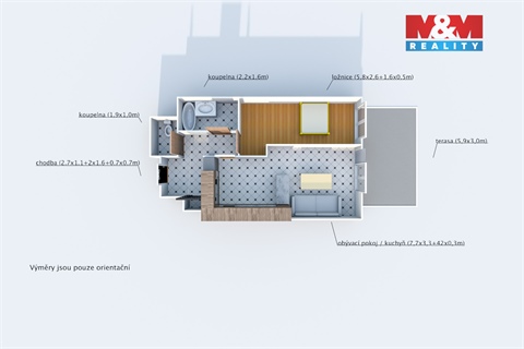 Prodej bytu 2kk, 61 m² 10
