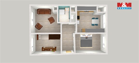 Prodej bytu 3+1, 70 m² - 12