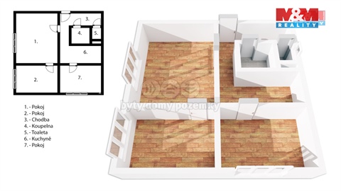 Pronájem bytu 3+1, 73 m² 4