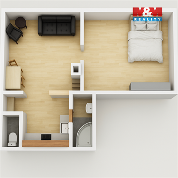 Prodej bytu 2kk, 62 m² 2