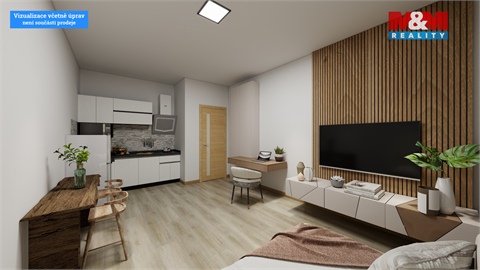 Prodej bytu 1kk, 28 m² 2