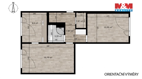 Pronájem bytu 2+1, 61 m² 14