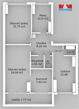 Prodej bytu 4+1, 78 m² - 20