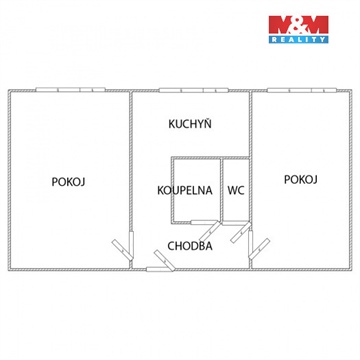Pronájem bytu 2+1, 51 m² 4