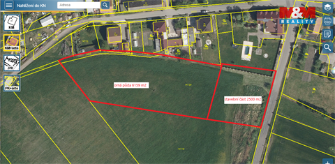 Prodej stavebního pozemku, 8 659 m² - 0