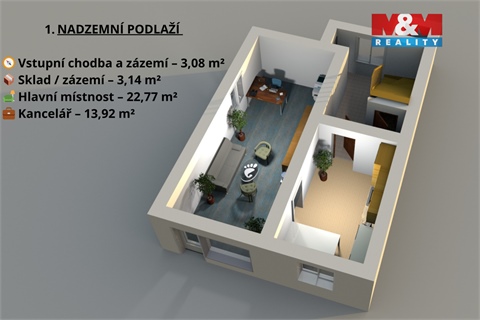 Prodej obchodních prostor, 155 m² - 2