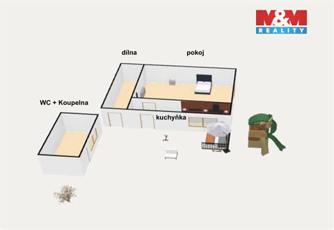 Prodej zahrady, 732 m² 10