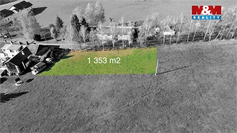 Prodej stavebního pozemku, 1 353 m² - 0