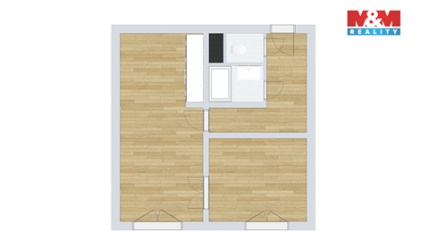 Pronájem bytu 2kk, 41 m² 16