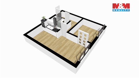 Pronájem bytu 2kk, 41 m² - 14