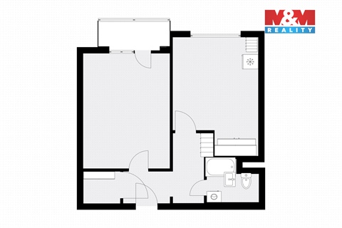 Prodej bytu 1+1, 40 m² 10