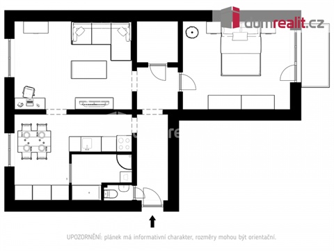 Pronájem bytu 2+1, 56 m² 12