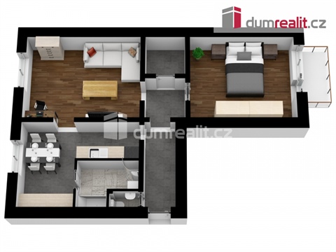 Pronájem bytu 2+1, 56 m² - 10