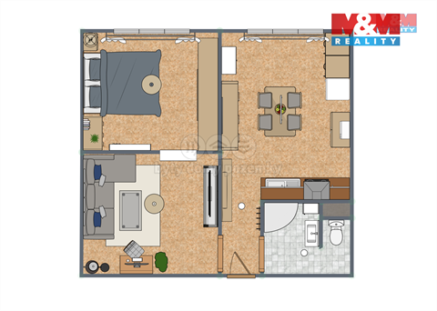 Pronájem bytu 1+1, 39 m² - 12