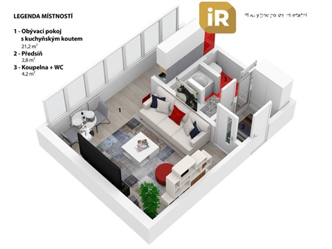 Prodej bytu 1kk, 27 m² 8