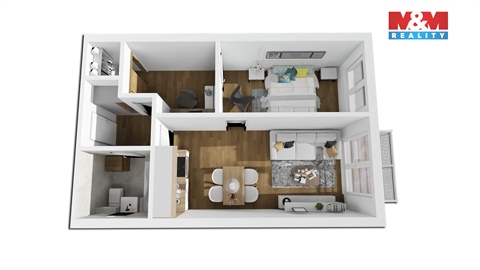 Prodej bytu 2kk, 53 m² 20