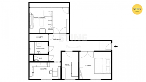 Prodej bytu 3+1, 77 m² - 20