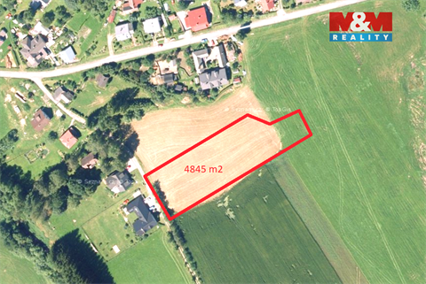 Prodej zemědělské půdy, 4 845 m² - 0