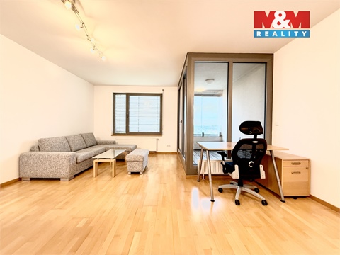 Pronájem bytu 1kk, 52 m² - 0