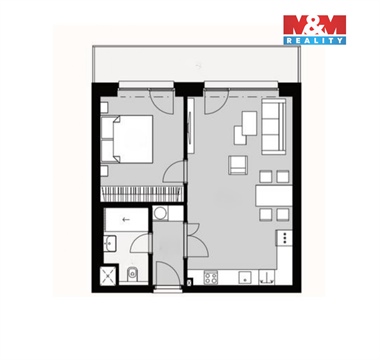 Pronájem bytu 2kk, 54 m² 10