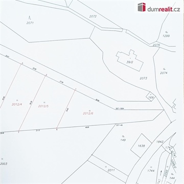 Prodej stavebního pozemku, 1 263 m² - 4