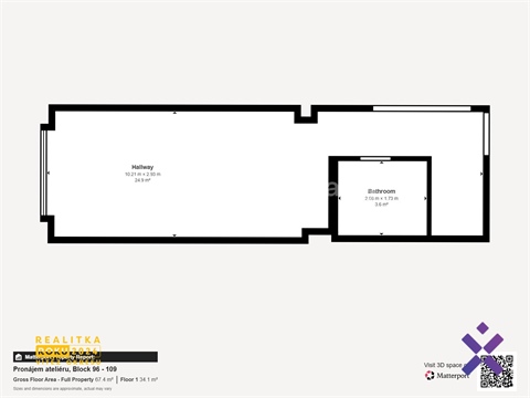 Pronájem bytu 1kk, 45 m² 10