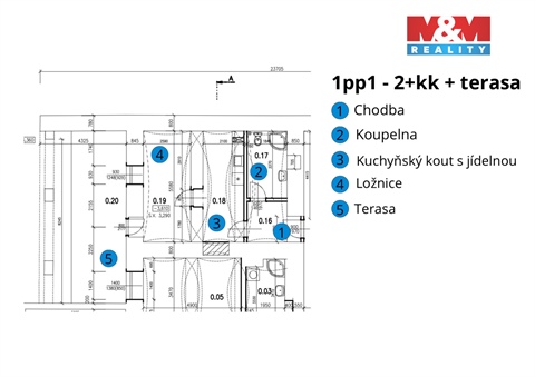 Pronájem bytu 2kk, 36 m² - 6