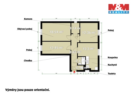 Prodej bytu 3+1, 70 m² 16
